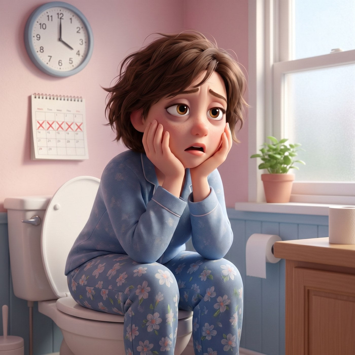 20 Minutes on the Toilet. Nothing.