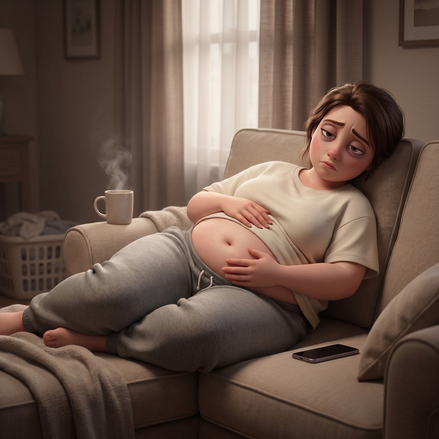 You Look 5 Months Pregnant by Lunch